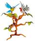 Preview: großer Baum mit Rotkehlchen, Blaumeise und Stieglitz